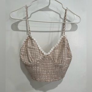 Smocked crop top